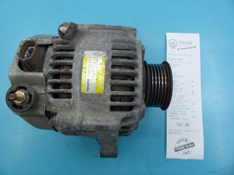 TEST Alternator Toyota Celica T23 99-05 27060-22030, 102211-1910 1.8 vvti (1ZZFE)