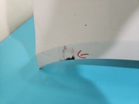 Zderzak przód Vw Passat CC biały lb9a