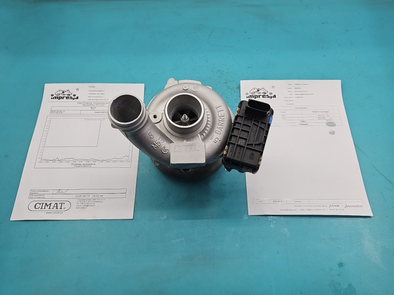 Turbosprężarka Regenerowana Mercedes ML W164 3.0 CDI V6 224KM 757608-1, AL0042 GT2056V, A6420900280