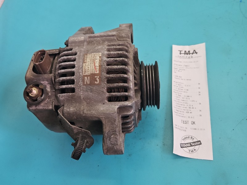 TEST Alternator Toyota Yaris verso 1.3 vvti 27060-21020