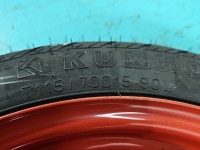 Koło zapasowe 15" dojazdowe dojazdówka Hyundai I20 I 08-14 Rozstaw śrub: 4x100, Marka: Kumho, 115 mm, Profil opony: 70,...