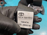 Pas bezpieczeństwa przód lewy kierowcy Toyota Yaris III 73220-0D312 EU