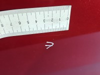 Drzwi tył prawe Fiat Tipo II 15- HB 5d bordowy 716