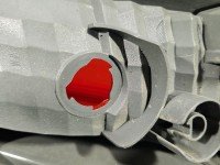 Lampa tył prawa Producent części: Honda, Pęknięcia na kloszu / 06-11 4 OTWORY NA ŻARÓWKI HONDA CR-V III 06- HB