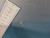 Drzwi tył lewe Fiat Grande Punto HB 5d srebrny 595/A