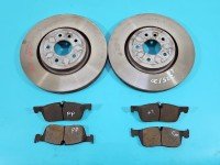 Tarcze hamulcowe przód klocki JAGUAR XF II X260 2.0d przód, Wentylowane, Jaguar, Europejska, Liczba tarcz w ofercie: 2,...