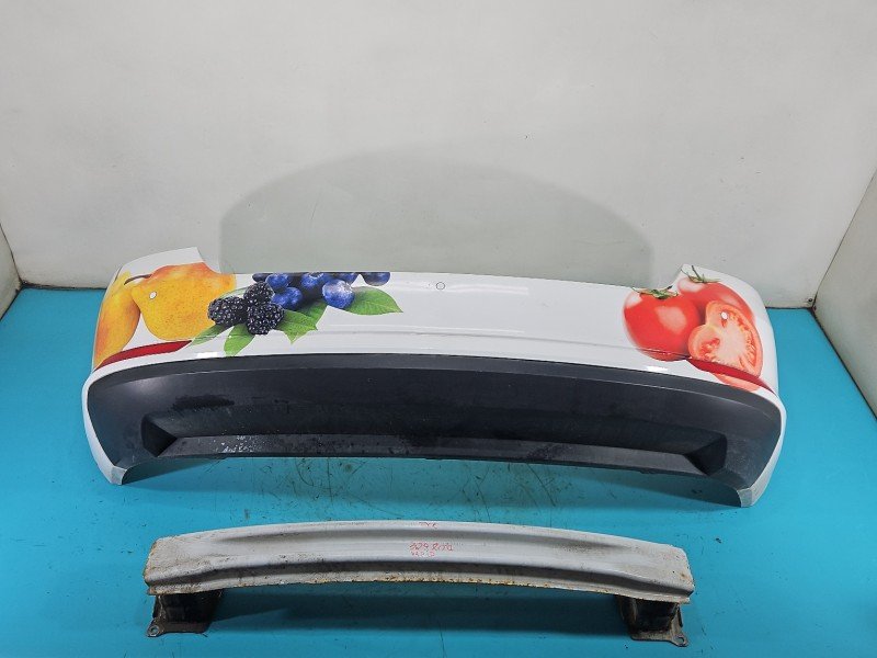 Zderzak tył Skoda Rapid biały kombi