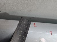 Błotnik przód prawy Mercedes ML W164 srebrny C775