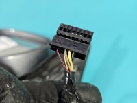 Lusterko lewe Vw Jetta V elektryczny, Europejska, Kod lakieru: LD7X, rysy, 6 pin europa