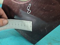 Błotnik przód prawy Citroen C4 picasso I 06-13 wiśniowy KHRD