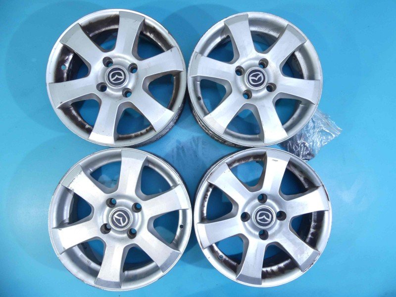 Felga aluminiowa 15" komplet alufelgi felgi Mazda 2 Felga aluminiowa 15" komplet alufelgi felgi Mazda 2