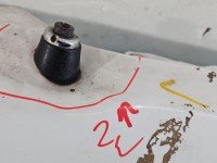 Błotnik przód prawy Dodge Caravan V 07-20 bialy PW7