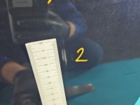 Drzwi tył lewe Bmw f10 f11 sedan 4d A89 Imperialblau Brillanteffekt Metallic