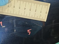 Błotnik przód lewy Volvo V70 II granatowy 417-26