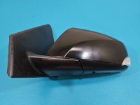 Lusterko lewe Renault Fluence czarny, malowana, elektryczny, Europejska, 10pin. Malowana obudowa czarny NV676 europa