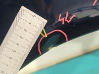 Błotnik przód prawy Volvo S80 I granatowy