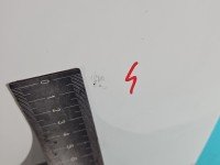 Drzwi tył prawe Toyota Yaris II HB 5d biały 068