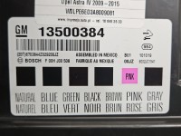 Sterownik moduł komfortu Opel Astra IV J 13500384, F00HJ00508 Producent części: OPEL