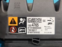 Sterownik poduszek airbag Opel Astra V K 13534765