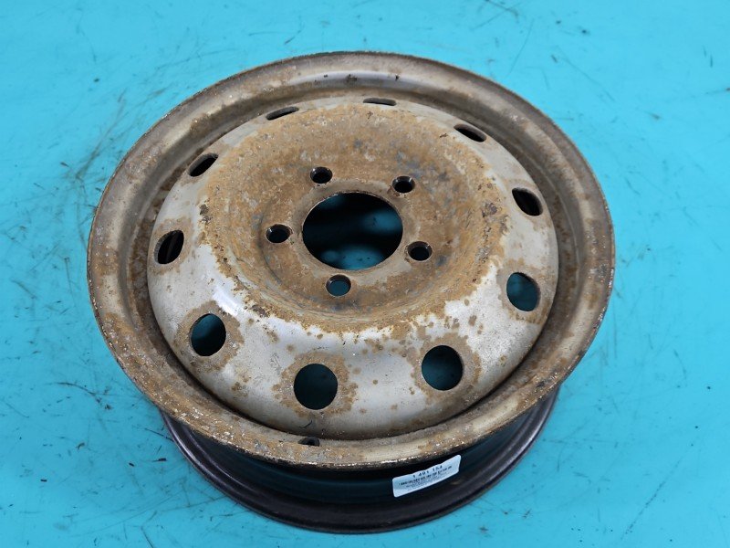 Felga stalowa 16" Renault Master II Szerokość felgi: 6.0", Rozstaw śrub: 5x130, RENAULT, 6JX16 ET 66 5X130