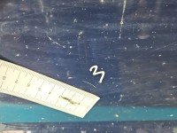 Drzwi tył lewe Ford Fusion HB 5d granatowy JU2