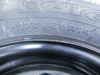 Koło zapasowe 14" dojazdowe dojazdówka Renault Thalia II Średnica felgi: 14", Rozstaw śrub: 4x100, Goodyear, 175 mm, Profil...