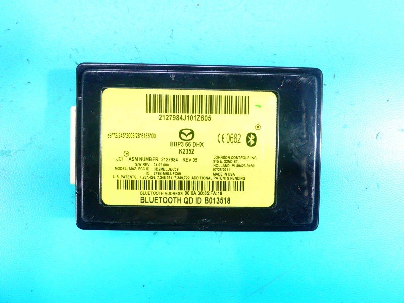 Sterownik moduł IMPRK1194131, BBP366DHX, Europejska, bluetooth, BBP366DHX MAZDA 3 II BL 08-13