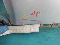 Błotnik przód prawy Audi A6 C5 srebrny LY7W