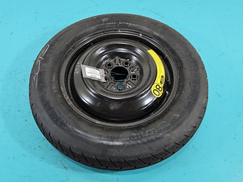 Koło zapasowe 16" dojazdowe dojazdówka Jeep Compass I 06-16 5x114.3, Goodyear, 155 mm, Profil opony: 90, 16x4t GOODYEAR... Koło zapasowe 16" dojazdowe dojazdówka Jeep Compass I 06-16 5x114.3, Goodyear, 155 mm, Profil opony: 90, 16x4t GOODYEAR...
