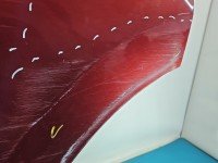 Drzwi tył lewe Mazda CX-9 HB 5d bordowy 32v