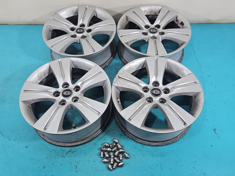 alufelgi felgi 17" komplet Kia Sportage III 10-15 R17 Szerokość felgi: 6.5", 5x114.3, Odsadzenie (ET): 35, Producent felg:...