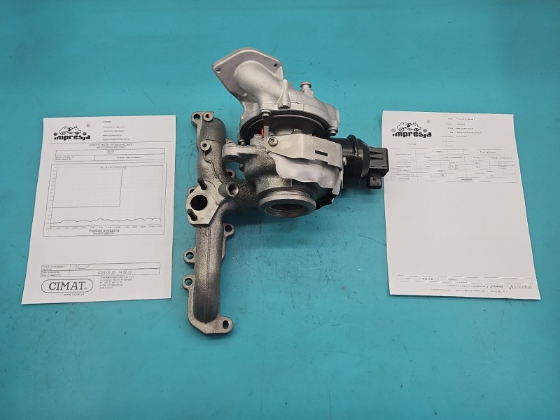 Turbosprężarka Regenerowana Vw Touran I 2.0 tdi Cfh 140KM BV40D-0007, 54409700007, 54409880007