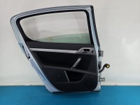 Drzwi tył lewe Peugeot 407 sedan 4d błękitny EYLC