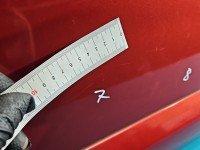 Drzwi tył prawe Dacia Sandero I 08-12 HB 5d bordowy TEB76