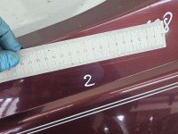 Błotnik przód lewy Jeep Grand Cherokee II WJ bordowy