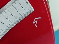 Drzwi tył prawe Vw Passat B7 sedan 4d czerwony ly3d