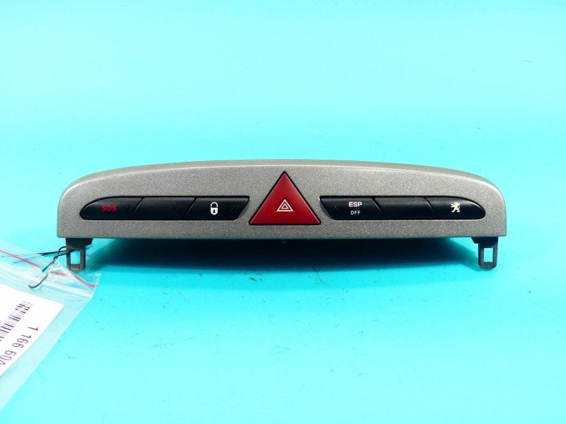 Przełącznik świateł awaryjnych Peugeot 308 I T7 9665166677