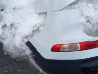 Zderzak tył Kia Sportage III 10-15 biały WD HB