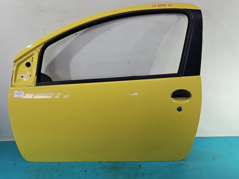 DRZWI PRZÓD LEWE KIEROWCY Peugeot 107 3d żółty KBL