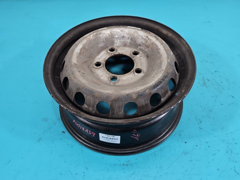 Felga stalowa 16" Renault Master III 10-19 Szerokość felgi: 6.5", Rozstaw śrub: 5x130, Odsadzenie (ET): 66, RENAULT, R16... Felga stalowa 16" Renault Master III 10-19 Szerokość felgi: 6.5", Rozstaw śrub: 5x130, Odsadzenie (ET): 66, RENAULT, R16...