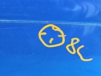 Drzwi tył prawe Vw Touran I HB 5d granatowy LL5M