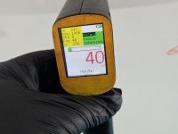 Drzwi tył lewe Toyota Yaris II HB 5d biały 068