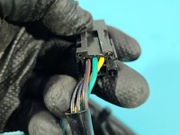 Lusterko lewe Opel Astra II G elektryczny, Europejska, Wyblakły lakier, 5pin europa