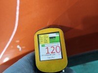 Błotnik przód lewy Kia Sportage III 10-15 pomarańczowy D2A