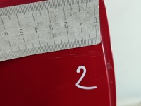 Drzwi tył prawe Skoda Citigo 11-19 HB 5d czerwony LY3D