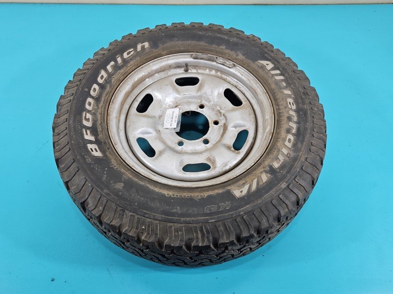 Koło zapasowe 16" dojazdowe dojazdówka Opel Monterey 6x139.7, Bfgoodrich, 245 mm, Profil opony: 70, 245/70/R16 6X139.7 7J... Koło zapasowe 16" dojazdowe dojazdówka Opel Monterey 6x139.7, Bfgoodrich, 245 mm, Profil opony: 70, 245/70/R16 6X139.7 7J...