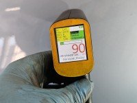 Błotnik przód lewy Citroen C4 Grand Picasso II 13-22 błękitny EHHC
