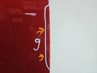 DRZWI PRZÓD PRAWE PASAŻERA AUDI Q5 08- 5d bordowy LY3M