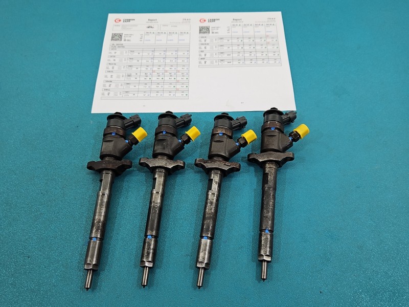 TESTOWANY Komplet wtryskiwaczy Peugeot 207 1.6 hdi 0445110311
