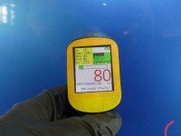 DRZWI PRZÓD PRAWE PASAŻERA Skoda Roomster 5d niebieski 9471